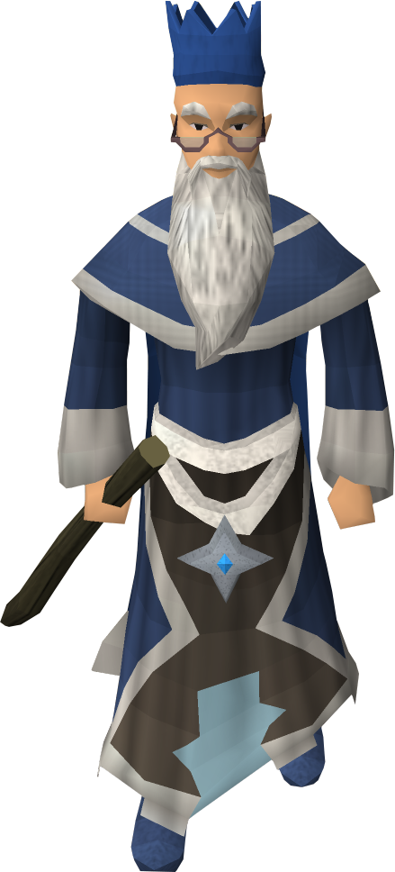 Wise Old Man - Wise Old Man Runescape (439x968), Png Download