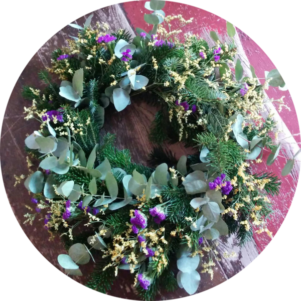 Flower Wreath Racine Paris - Paris (600x600), Png Download