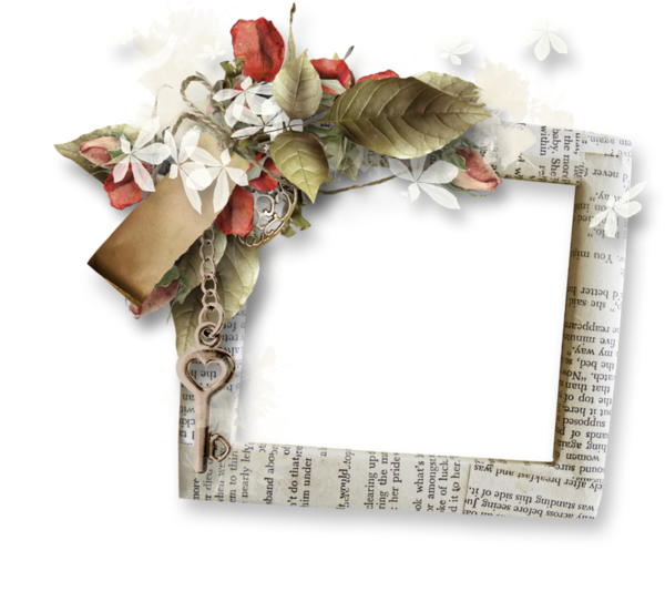 Flower Border Png, Png Photo, Frame Clipart, Image, - Picture Frame (600x552), Png Download