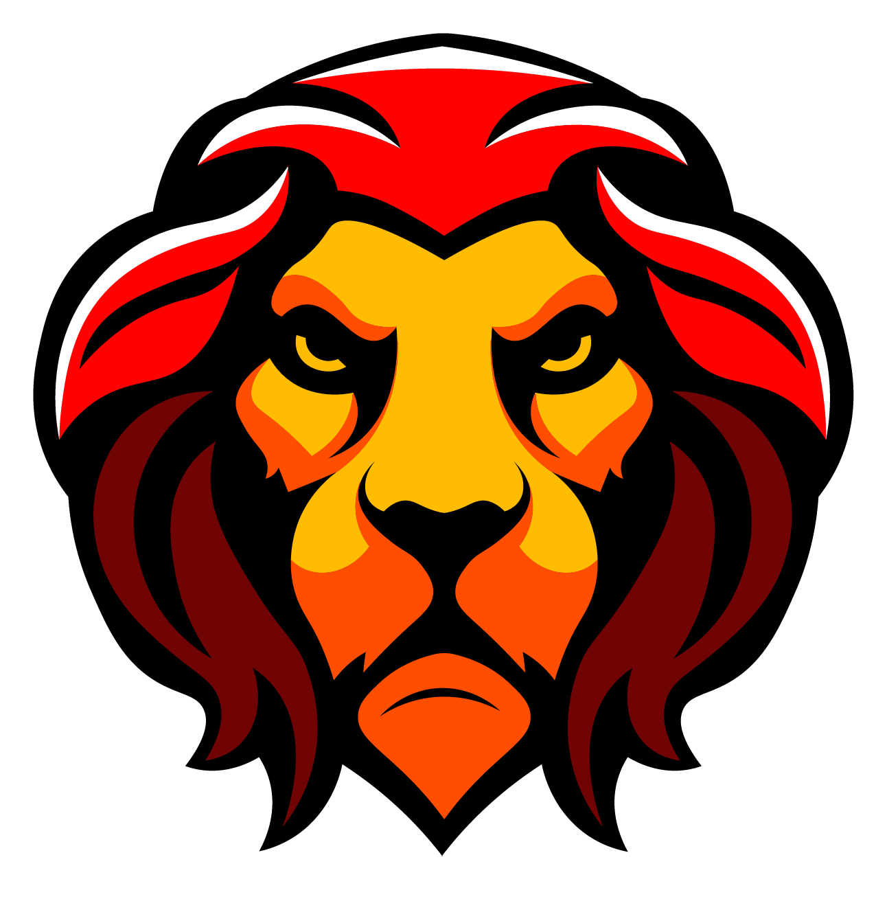Mad Lions (1292x1325), Png Download