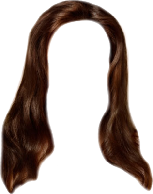Brown Wig Png Transparent Brown Wig - Brown Hair Wig Transparent (316x400), Png Download