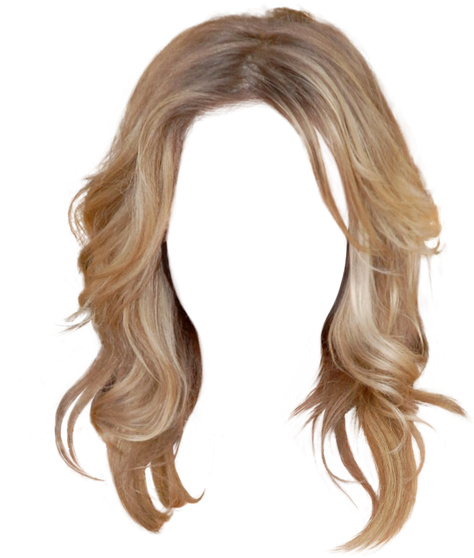Hairstyles - Girl Blonde Hair Png (500x604), Png Download