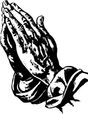 Please Pray For - Praying Hands Clipart Png (350x456), Png Download