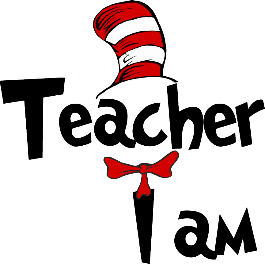 Seuss Reading Across America Day Transfers - Dr Seuss Teacher Clip Art (865x861), Png Download
