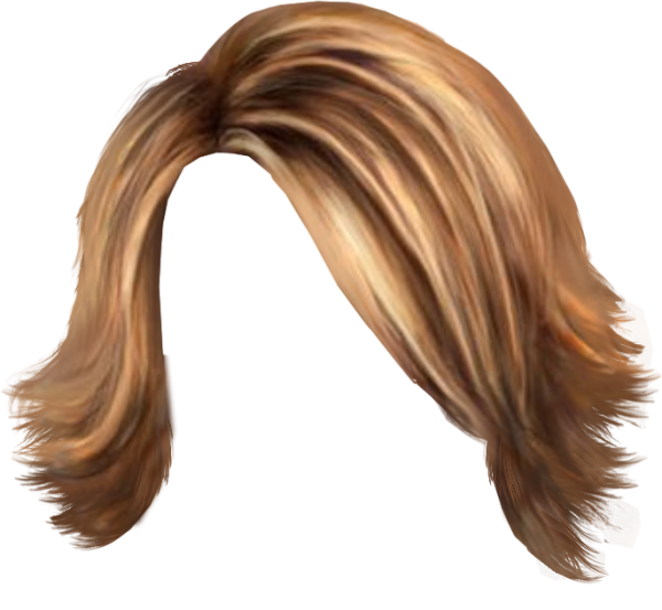 blonde wig no background