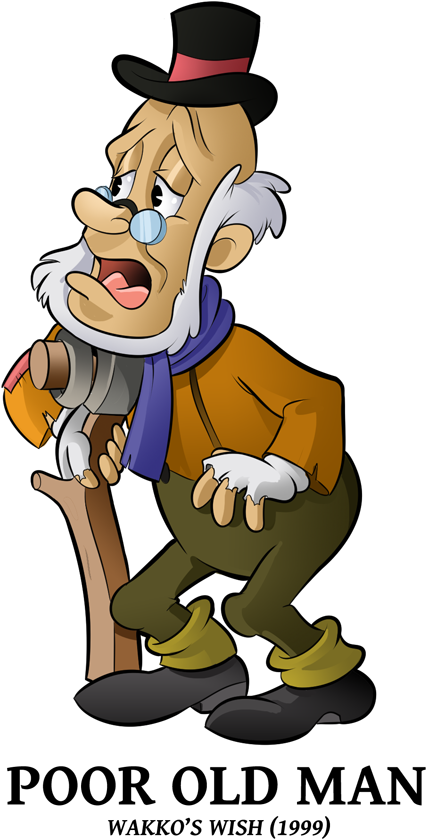 Special Poor By Boscoloandrea - Poor Old Man Cartoon (471x900), Png Download