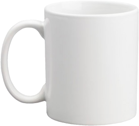 Mug Transparent Images Pluspng - Coffee Mug White Png (500x500), Png Download