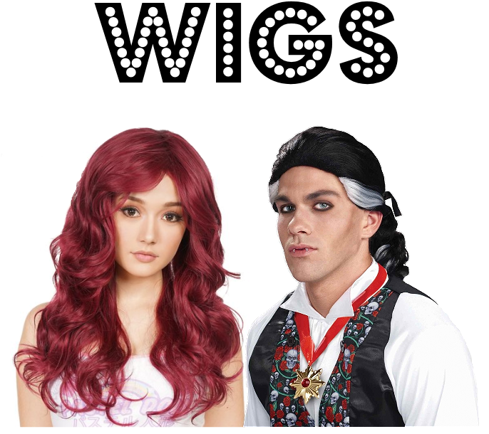 Rockstar Brand Wigs - Adult Gothic Vampire Men Wig (700x700), Png Download