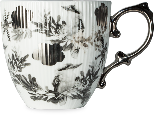 Bonnie And Neil Black And White Mug - Mug (555x555), Png Download