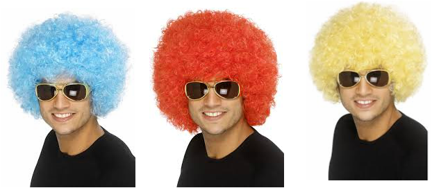 Feather Wigs - Afro Wig (622x271), Png Download