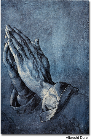 Prayer Hands - Power Through Prayer By Edward M Bounds (333x484), Png Download