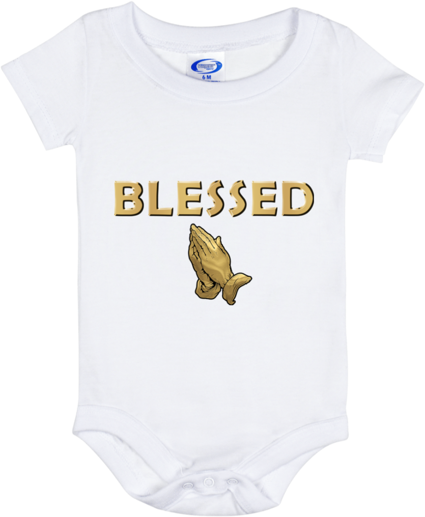 Blessed With Prayer Hands Baby Onesie 6 Month - Cynthia (subgenus) (1060x1060), Png Download