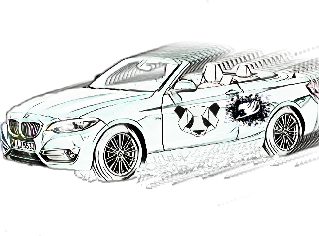 19 Bmw Drawing Art Huge Freebie Download For Powerpoint - Bmw 335 (648x480), Png Download