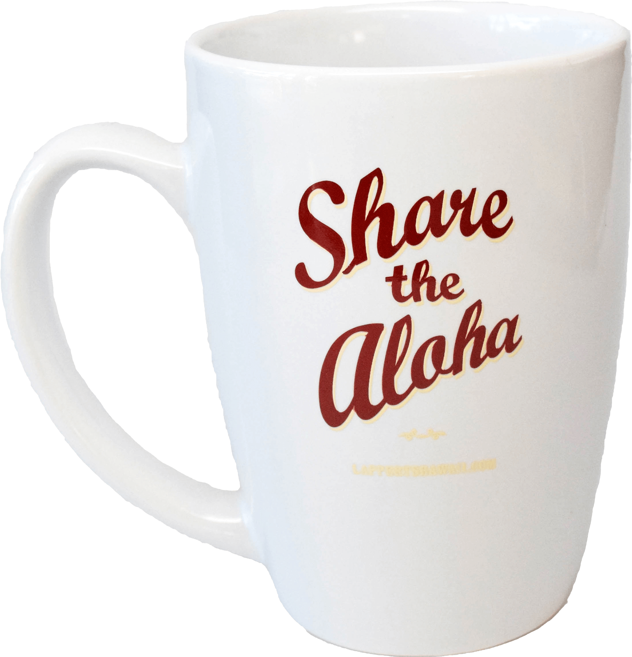 Share The Aloha Mug White - Mug (3130x3131), Png Download