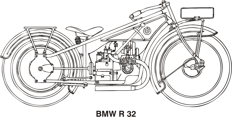 Bmw Touring Clipart Icon Png - Bmw R32 (763x385), Png Download