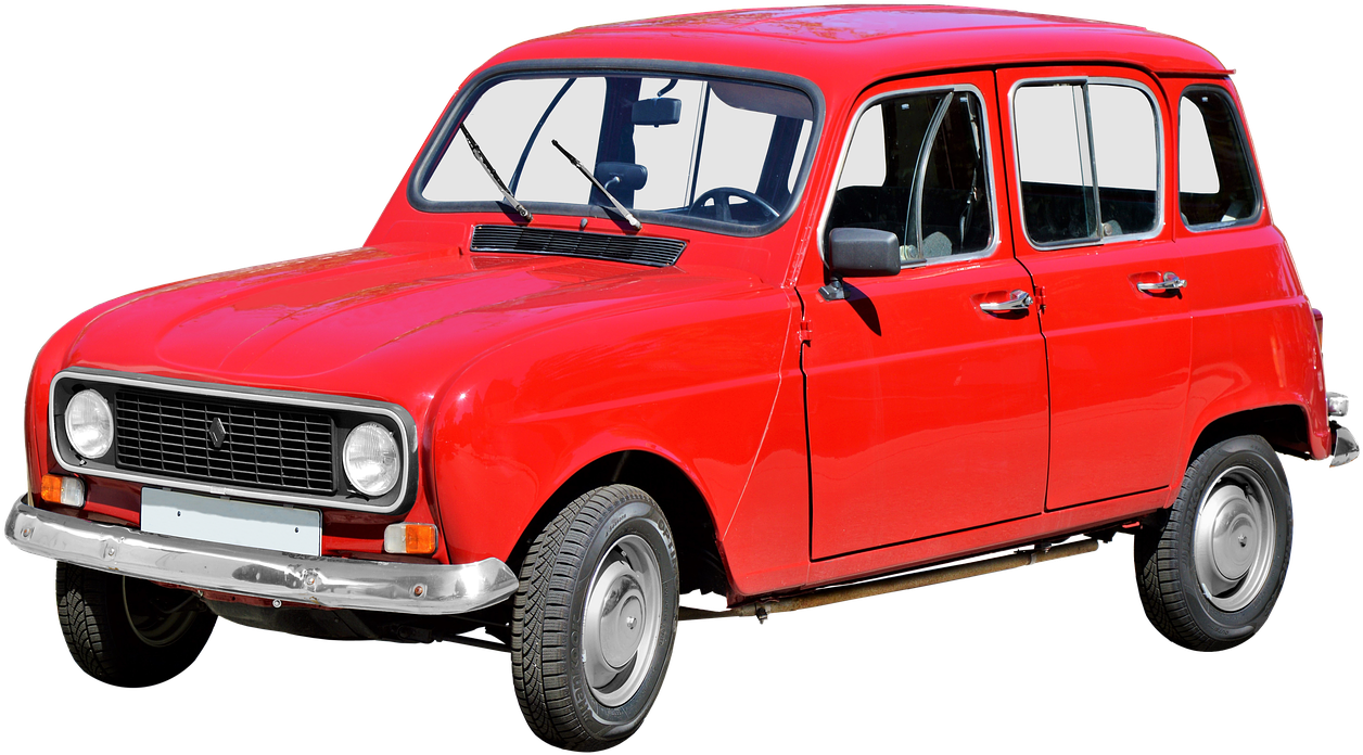 France, Renault R4, Classic, Oldtimer (1280x719), Png Download