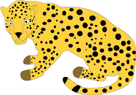 Leopard Clipart Animal Print - Leopard (508x508), Png Download