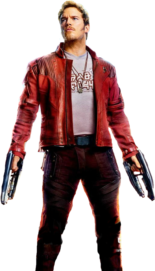 Star Lord, Action Poses, Chris Pratt, Vol 2, Guardians - Star Lord Infinity War Costume (559x909), Png Download