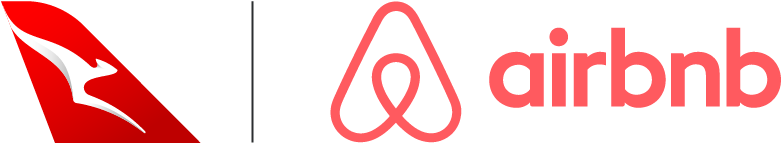 Qantas And Airbnb Logo - Airbnb (924x284), Png Download