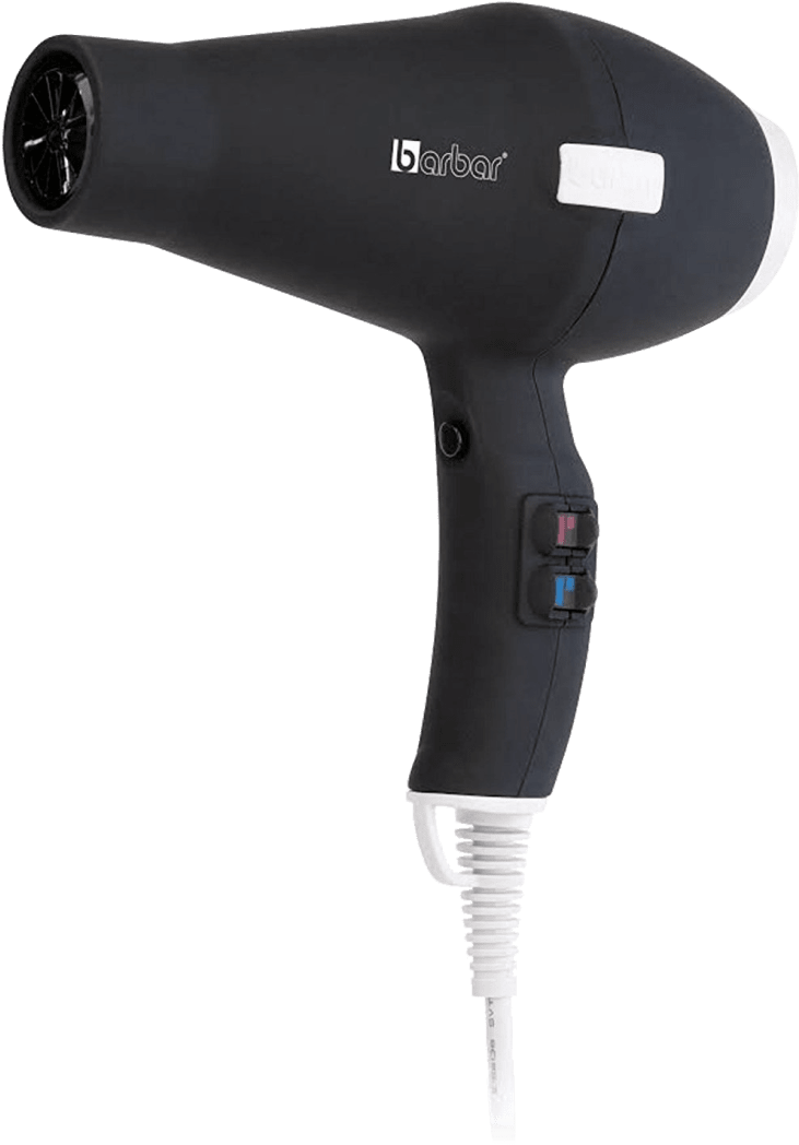 Barbar Italy 3800 Ionic Blow Dryer (1104x1104), Png Download
