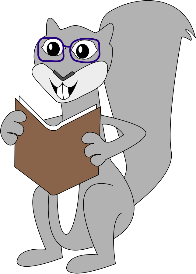 Gray Squirrel Clipart Tupai - Squirrel Clip Art (357x500), Png Download