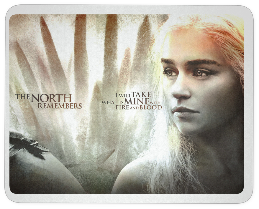 Custom Tv Mouse Pad With Game Of Thrones Daenerys Targaryen - Daenerys Of Game Of Thrones (1024x1024), Png Download
