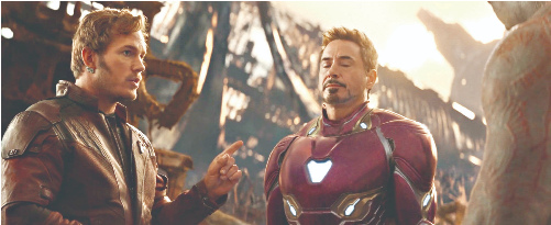 Tony Stark Face Infinity War (500x300), Png Download