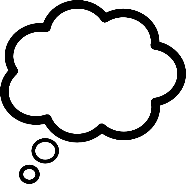 Clouds Clipart Black And White - Cloud Image Black And White (600x593), Png Download