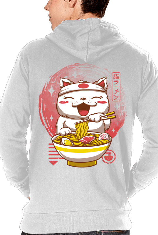 Neko Ramen Neko Ramen - Hoodie (538x800), Png Download