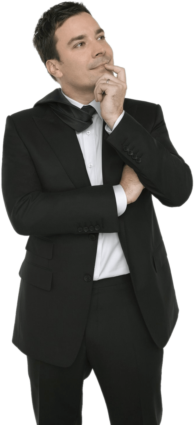 Jimmy Fallon Thinking Png - Thank You Notes W Jimmy Fallon (1201x1600), Png Download