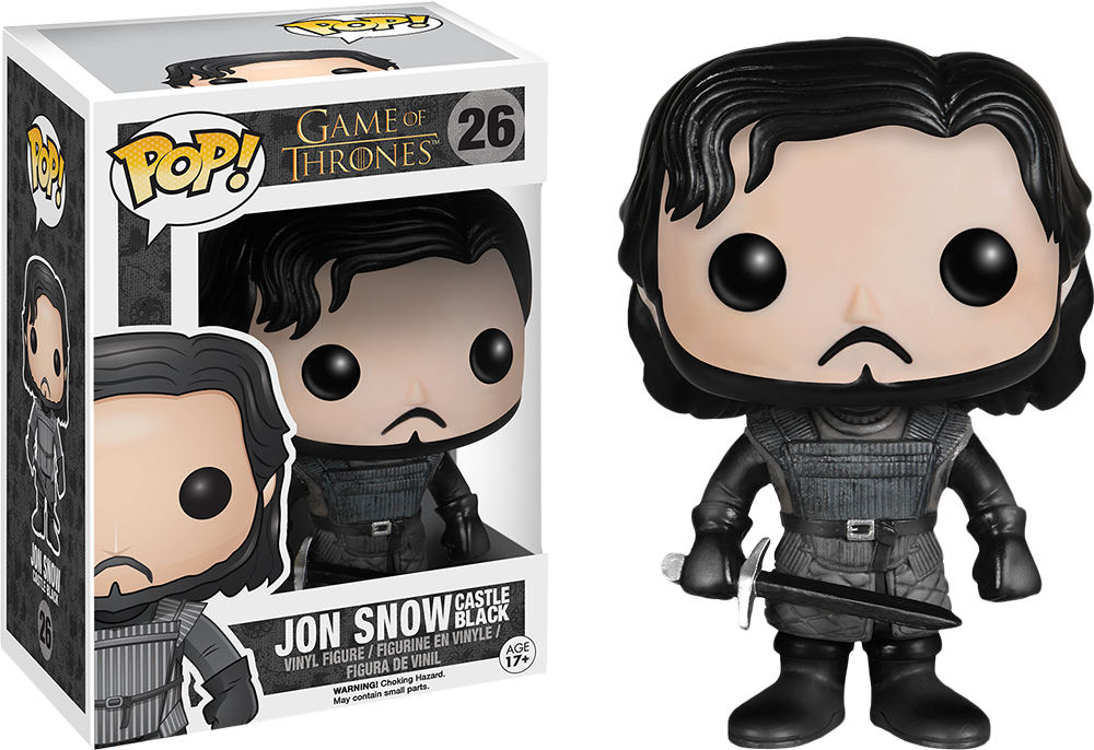 Game Of Thrones - Jon Snow Castle Black Funko Pop (1000x686), Png Download