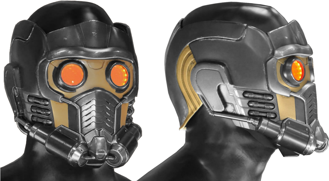 Gotg Starlord Mask Prop - Star Lord Hasbro Helmet (1086x618), Png Download
