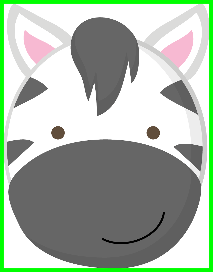 Clipart Bear Face - Zebra Minus (887x1134), Png Download
