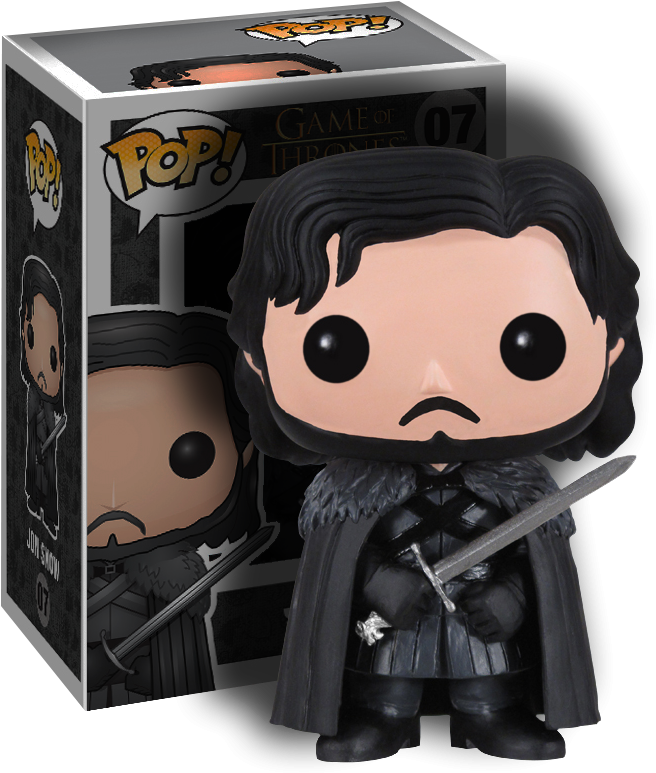 Game Of Thrones - Jon Snow Pop Toy (666x795), Png Download