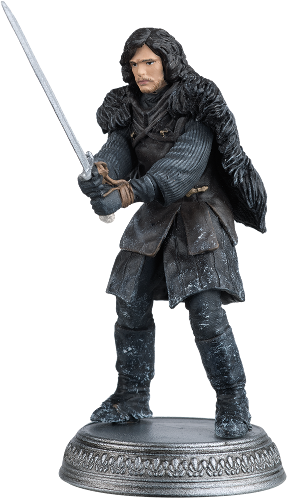 Got Uk Fig 004 Jon Snow - Game Of Thrones Metal Figures (600x1024), Png Download