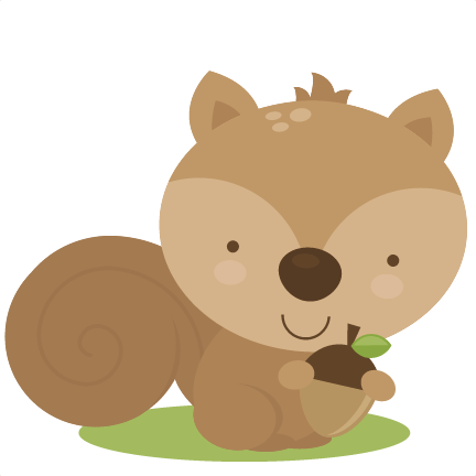 Woodland Squirrel Clipart - Squirrel (432x432), Png Download