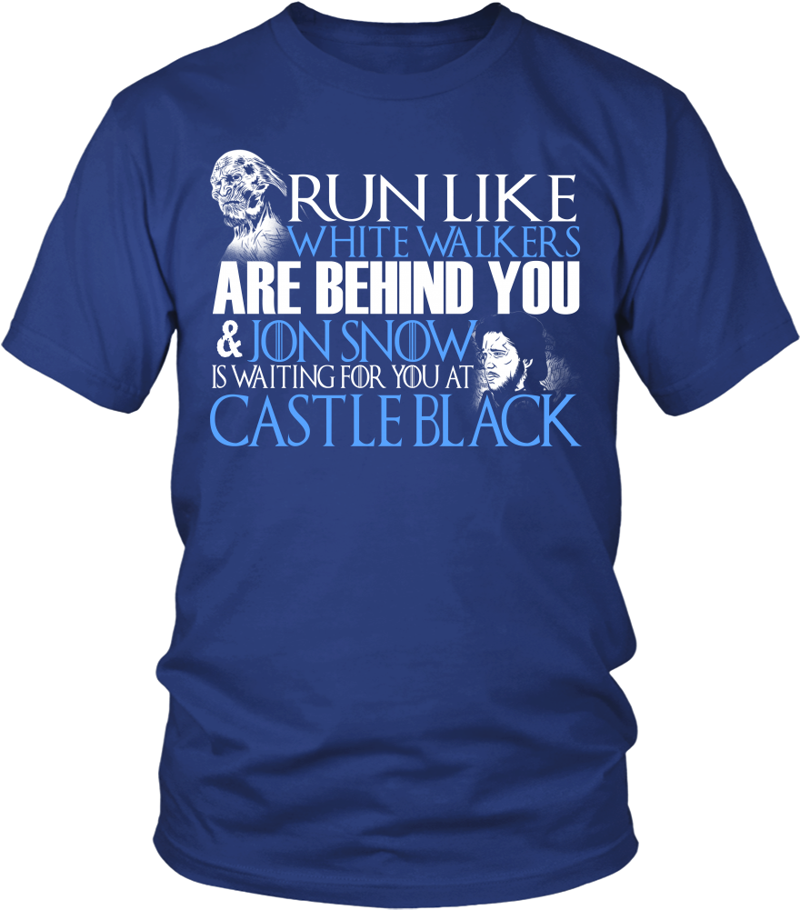 Run To Jon Snow - Graduation Squad Shirts (1000x1000), Png Download