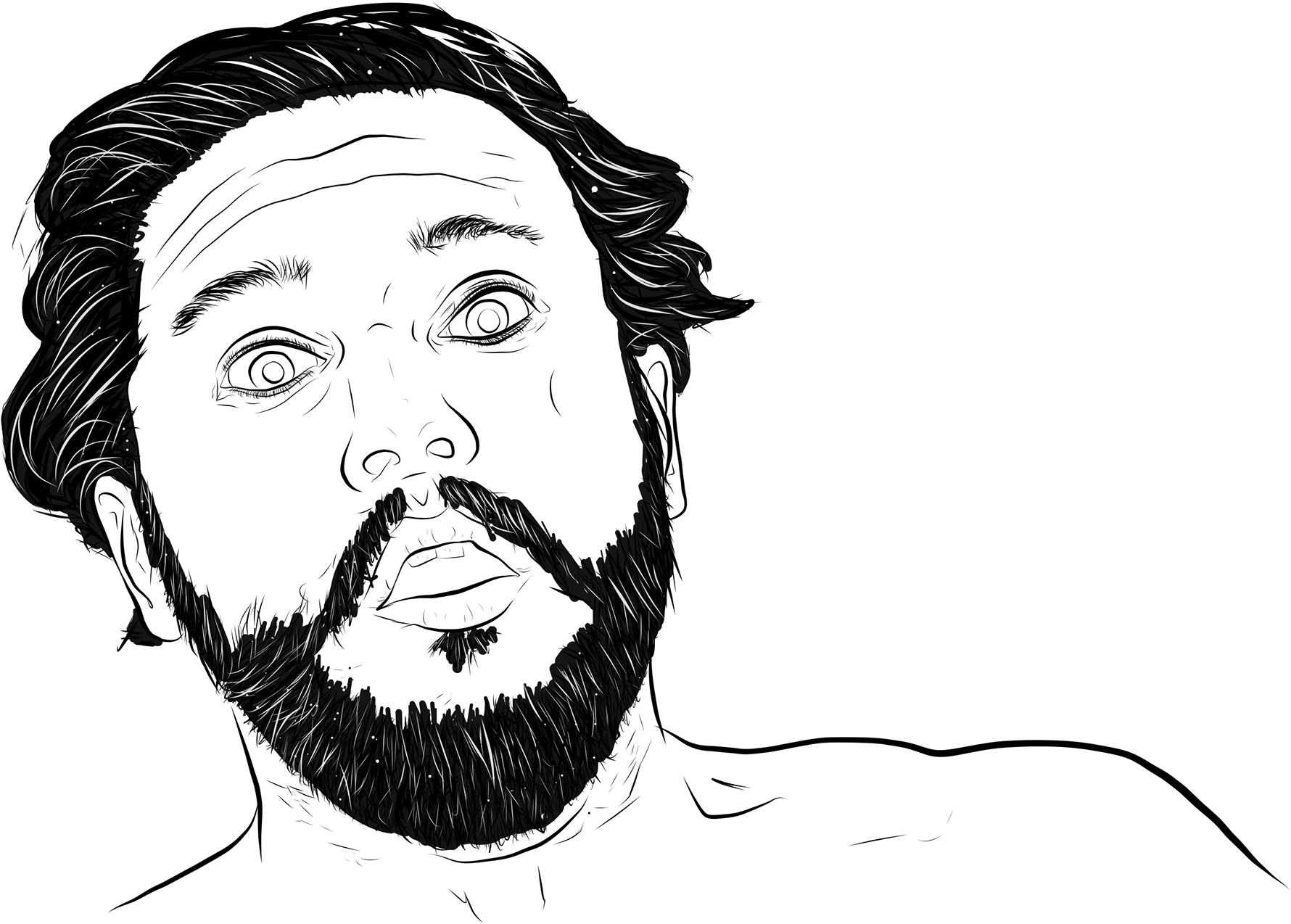 Jon Snow Digital Drawing - Illustration (1920x1439), Png Download