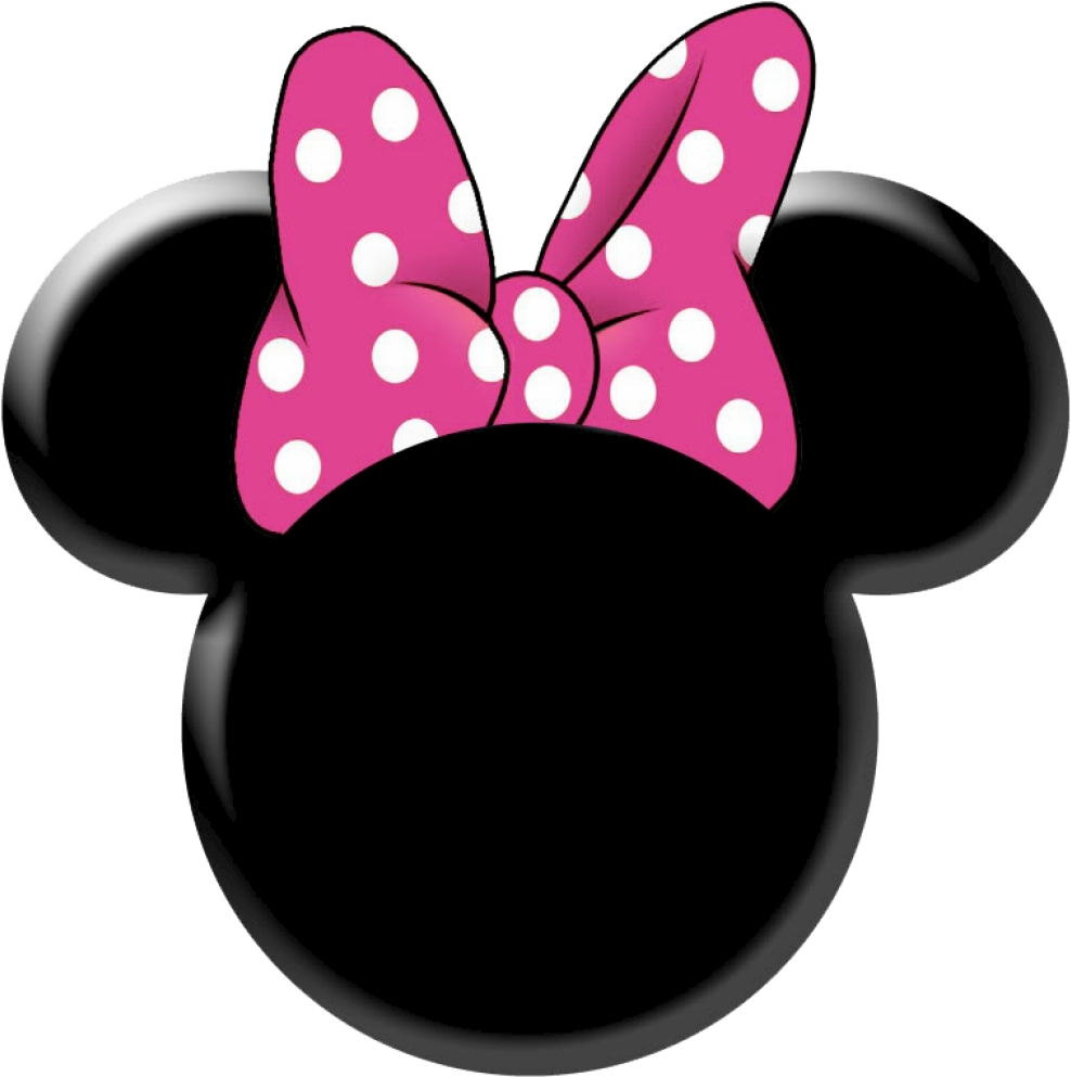 Pix For Mickey Head Outline Png - Minnie Mouse Head Png (791x786), Png Download