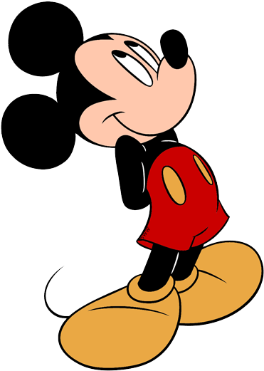 Mickey Mouse Clipart Eye - Upset Mickey Mouse Png (375x528), Png Download