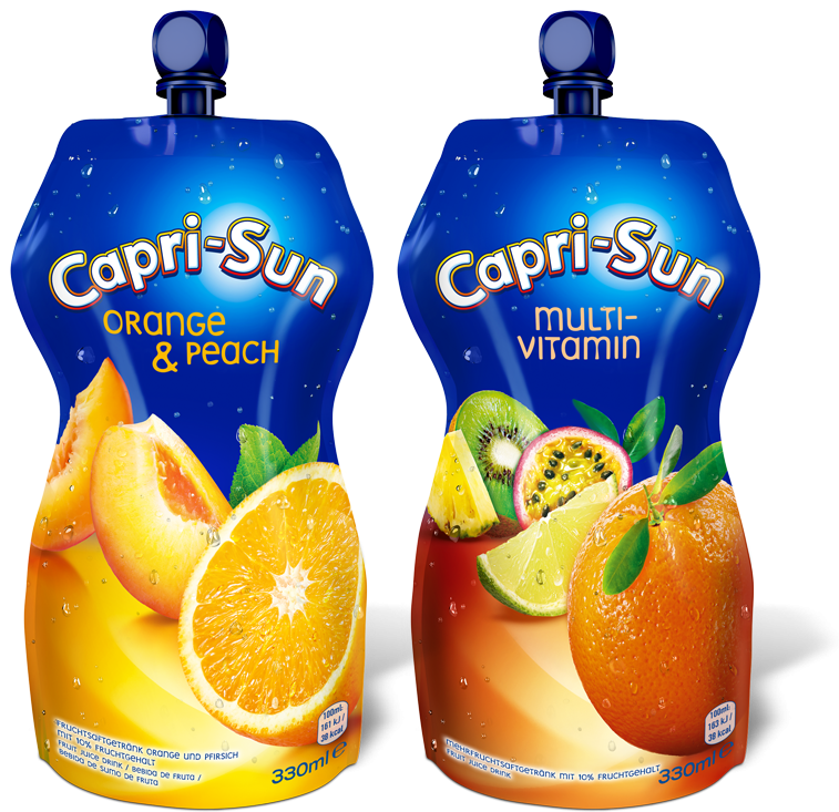 Capri Sun Orange & Peach And Multivitamin - 4000177162316 (800x800), Png Download