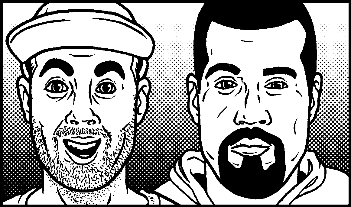 Eric Koston = Kanye West - Cartoon (1500x750), Png Download