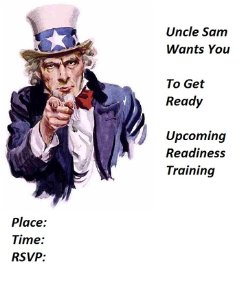 Citizen Preparedness Basic And Advanced Course - Uncle Sam We Want You (615x424), Png Download