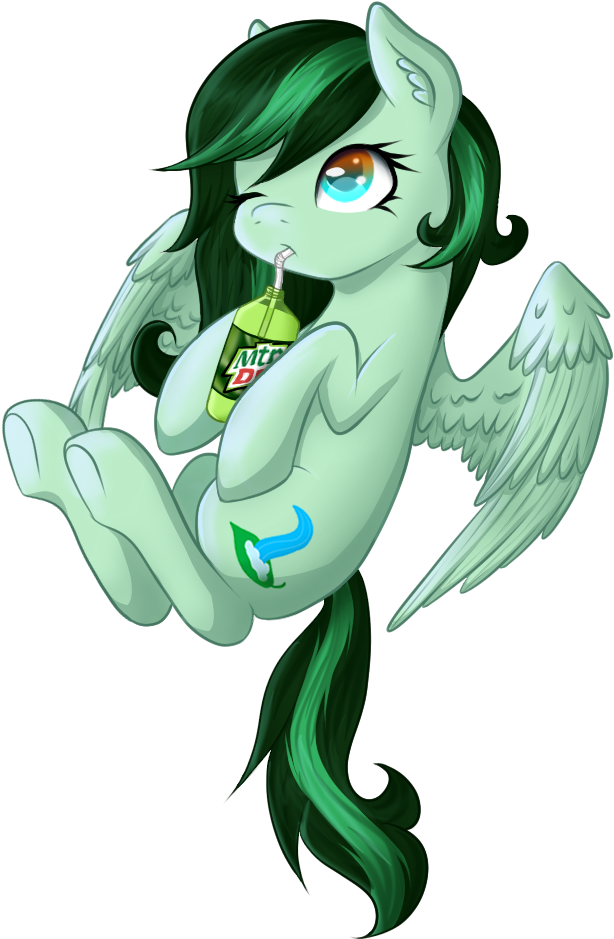 Feaniethemeanie, Female, Mare, Mountain Dew, Oc, Oc - Painting (819x984), Png Download