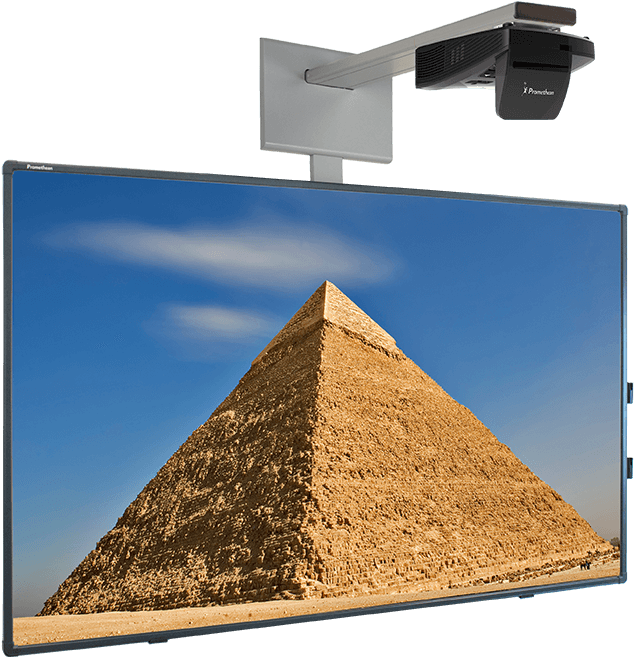 Activboard Touch Wall Mount System - Cardboard Cutouts: Egypt, Giza, Pyramid Of Chephren (838x676), Png Download