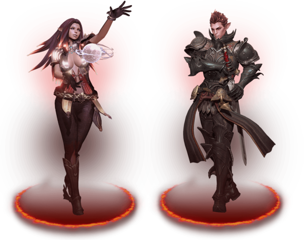Siren - Bless Online Mascu Mage (600x474), Png Download