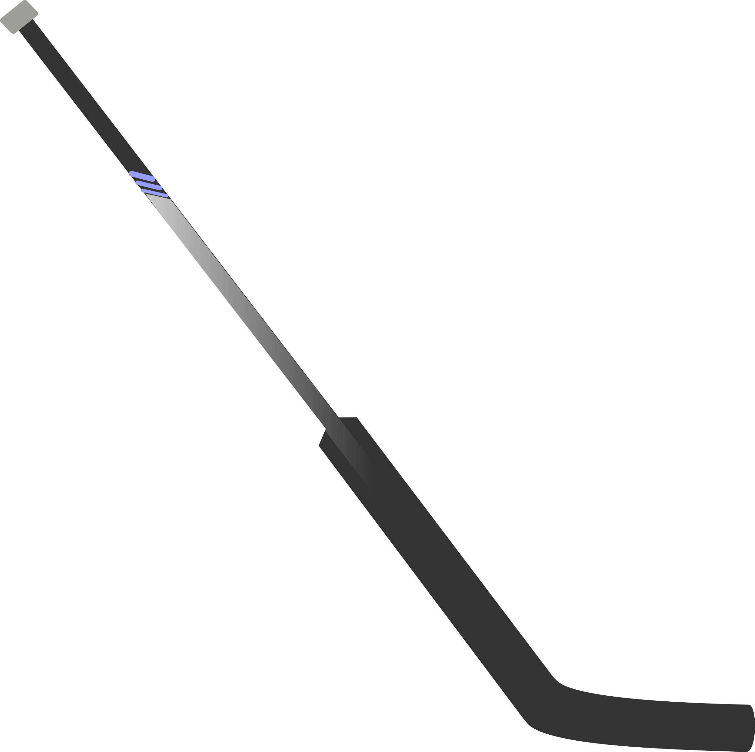 Download Hockey Stick Png Clipart Hq Png Image - Goalie Hockey Stick Vector (2400x2390), Png Download