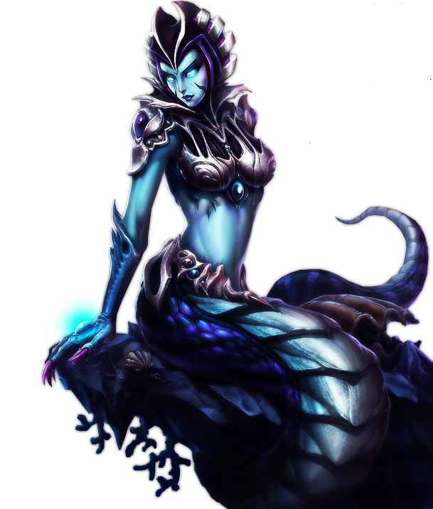Siren Cassiopeia Skin Splashart Png Image - League Of Legends Cassiopeia Render (609x717), Png Download