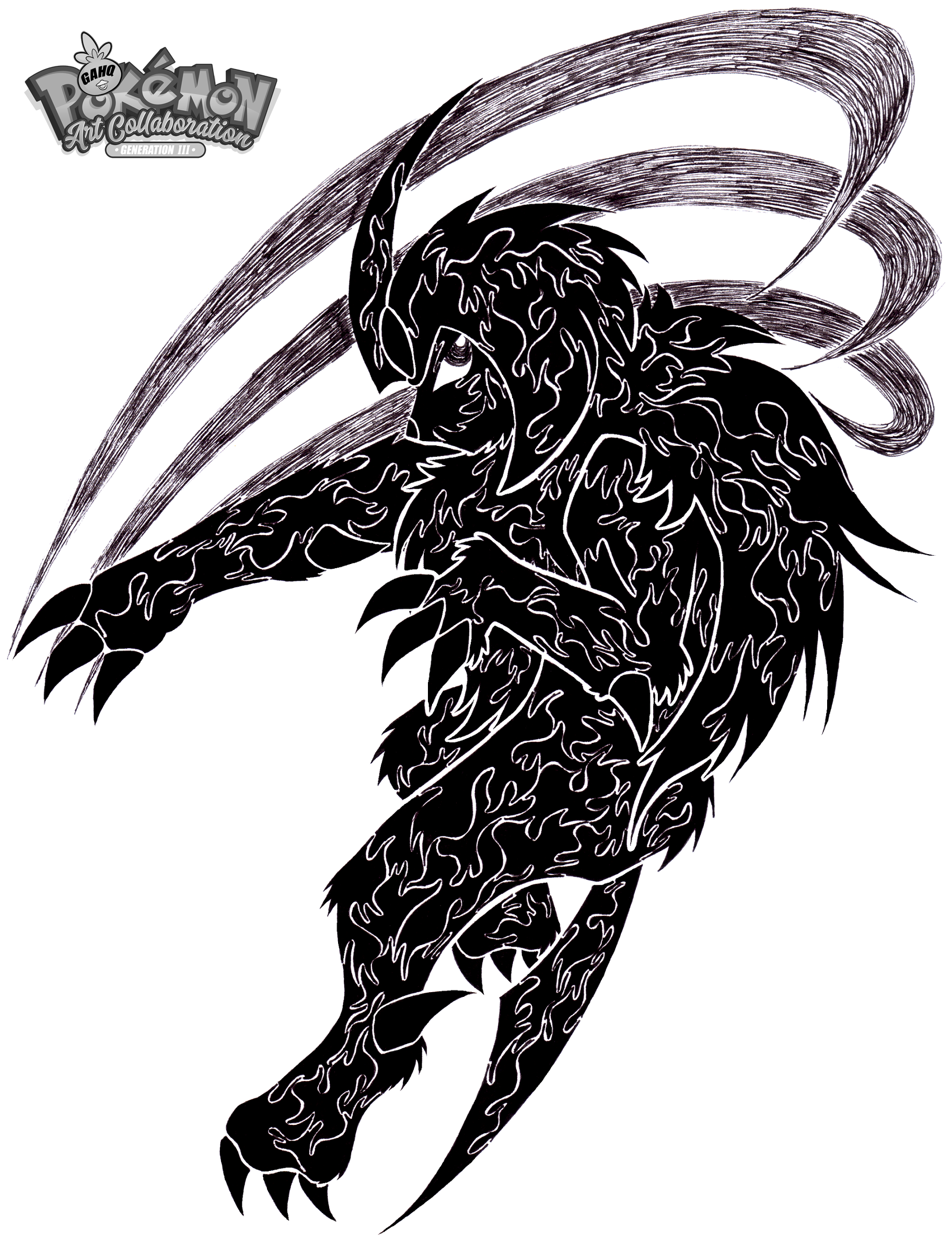 Absol Using Night Slash By Luketheripper - Absol (1822x2376), Png Download