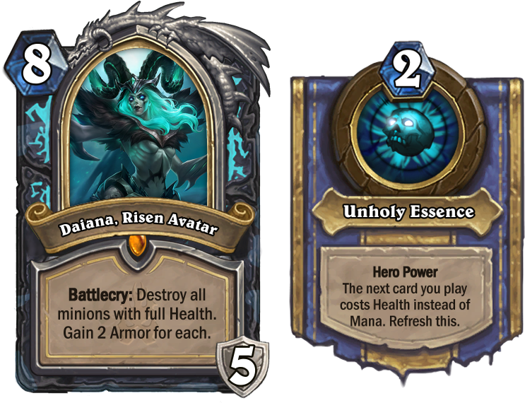 It Was Lady Deathwhisper And Her Servants Who, Surrendering - Zul Jin Hearthstone Hero Card (790x587), Png Download